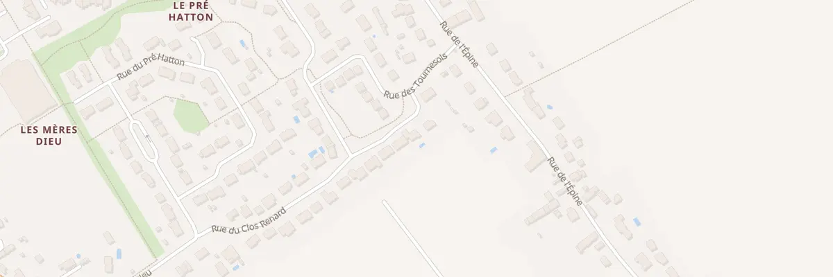 Plan du 36 Rue du Clos Renard à Chaingy