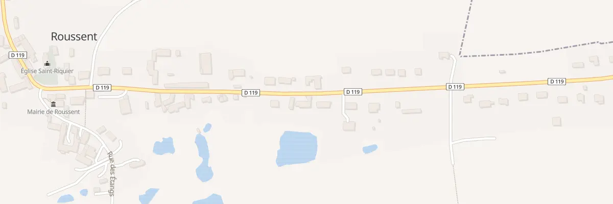 Plan du 45 Rue de la Vallée de l’Authie à Roussent