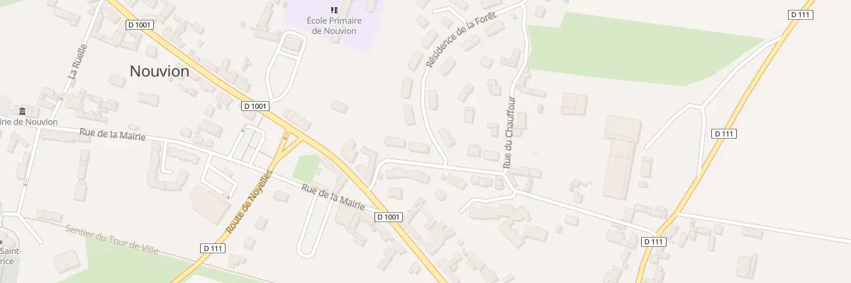 Plan du 14 Rue Neuve à Nouvion