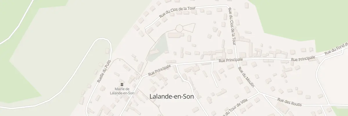 Plan du 31 Gr Grande Rue à Lalande-en-Son