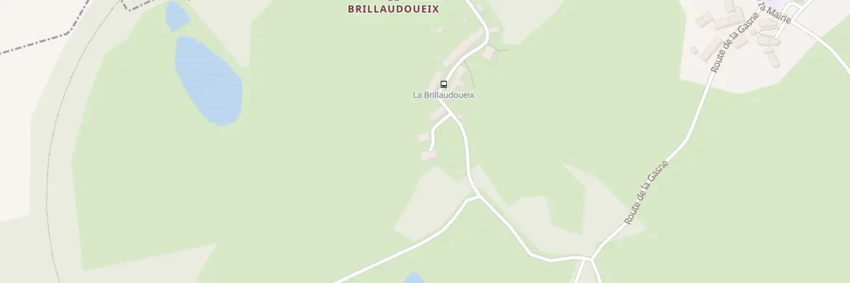 Plan du 2 Le Brillaudoueix à La Brionne
