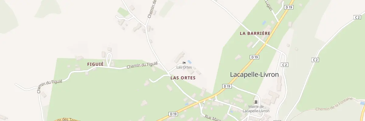 Plan du 5068 Las Ortes à Lacapelle-Livron