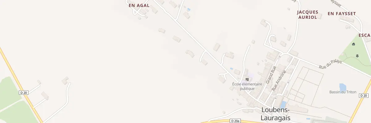 Plan du 9003 En Agal à Loubens-Lauragais