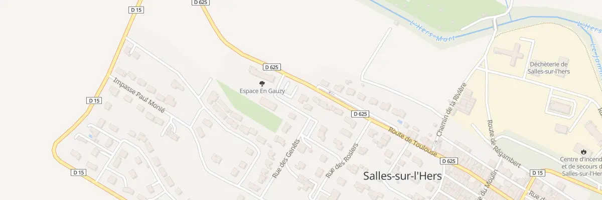 Plan du 9 Rue des Genets à Salles-sur-l’Hers