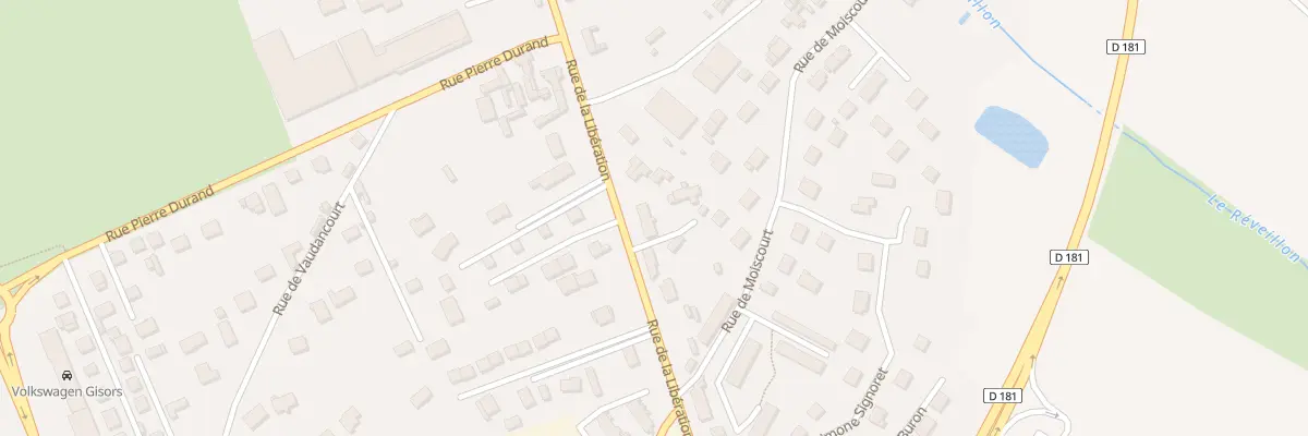 Plan du 131 Rue de la Libération à Gisors