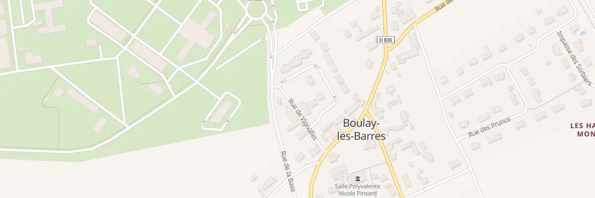 Plan du 6B Rue de Vignolles à Boulay-les-Barres