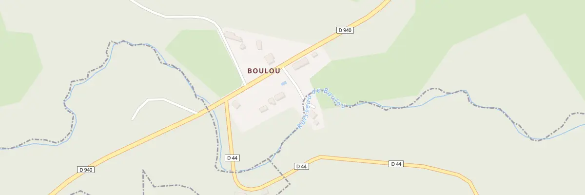 Plan du 3 A Boulou à Affieux