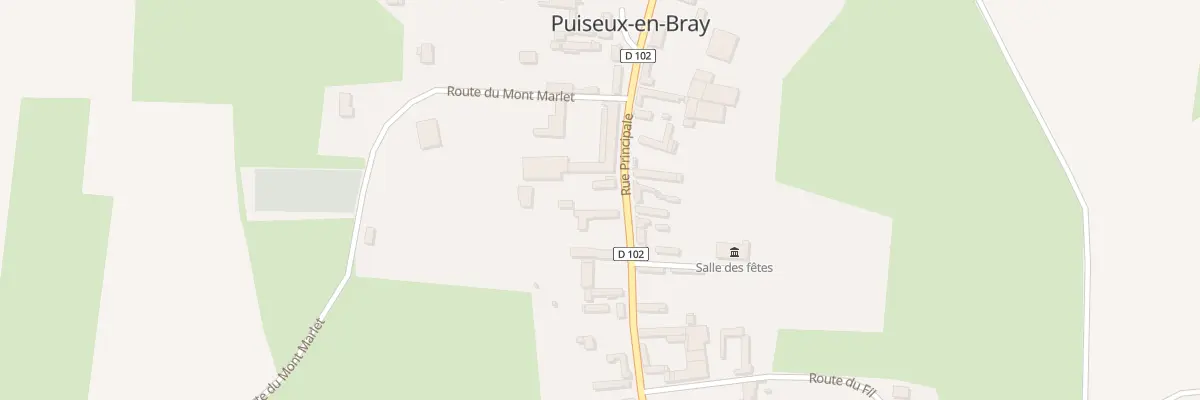 Plan du 40 Rue Principale à Puiseux-en-Bray
