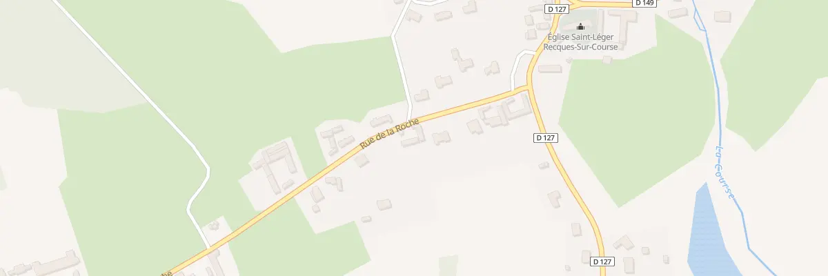Plan du 17 Rue de la Roche à Recques-sur-Course