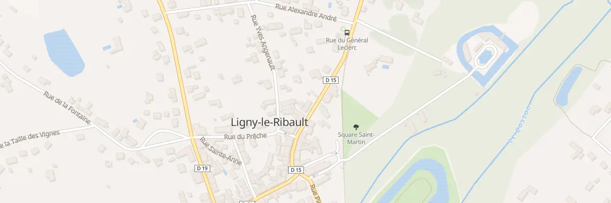 Plan du 123 Rue du Général Leclerc à Ligny-le-Ribault