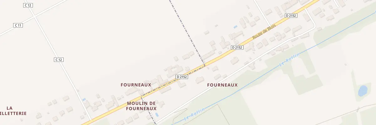 Plan du 2B Rte d’Orléans à Saint-Ay