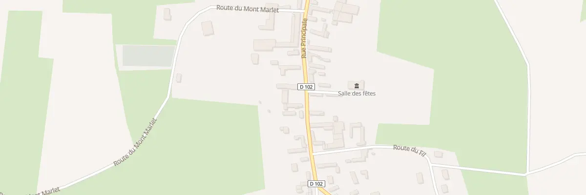 Plan du 44 Rue Principale à Puiseux-en-Bray