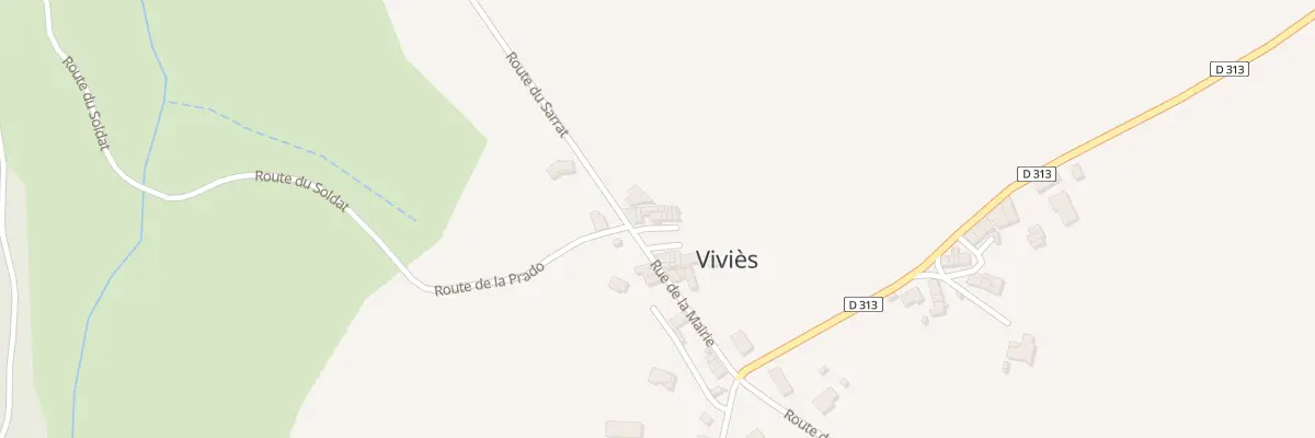 Plan du 3 Gaston Hameau à Viviès