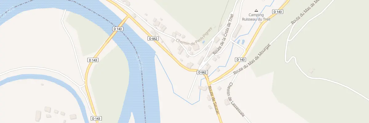Plan du 87 Le Ruisseau à Larnagol