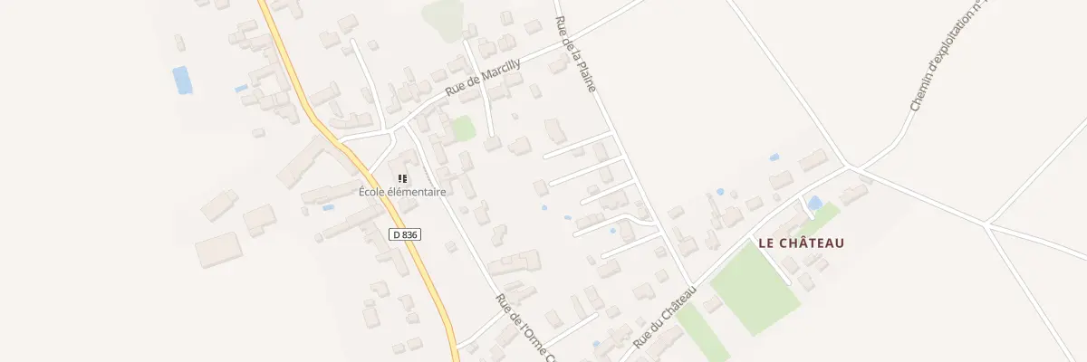 Plan du 584 Rue de la Plaine à Bricy