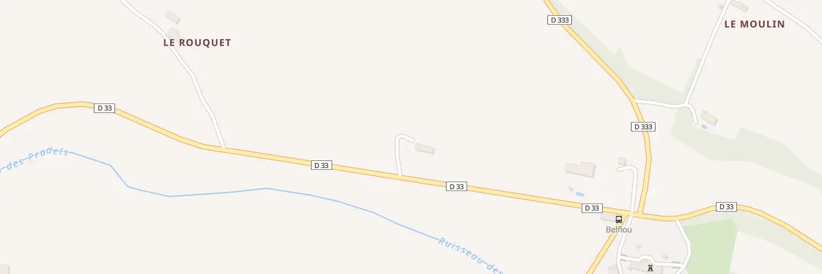 Plan du Roucail à Belflou