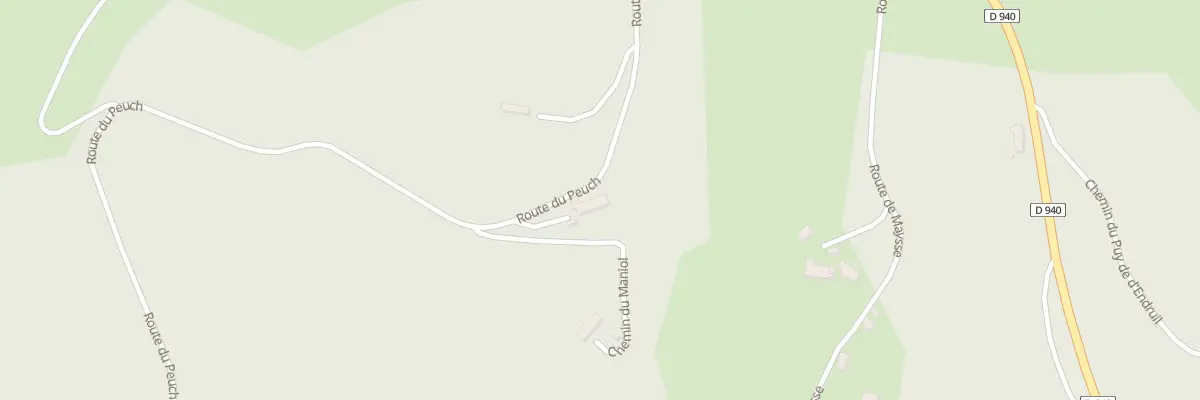 Plan du 577 Rte du Peuch à Lostanges