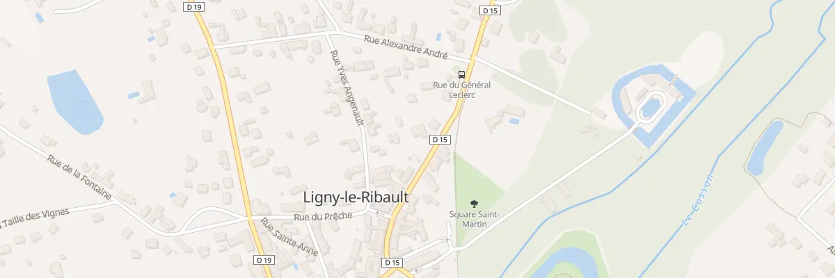 Plan du 145 Rue du Général Leclerc à Ligny-le-Ribault
