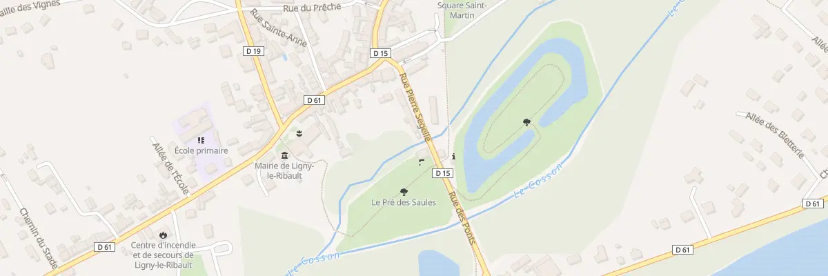 Plan du 81 Rue du Docteur Pierre Ségelle à Ligny-le-Ribault