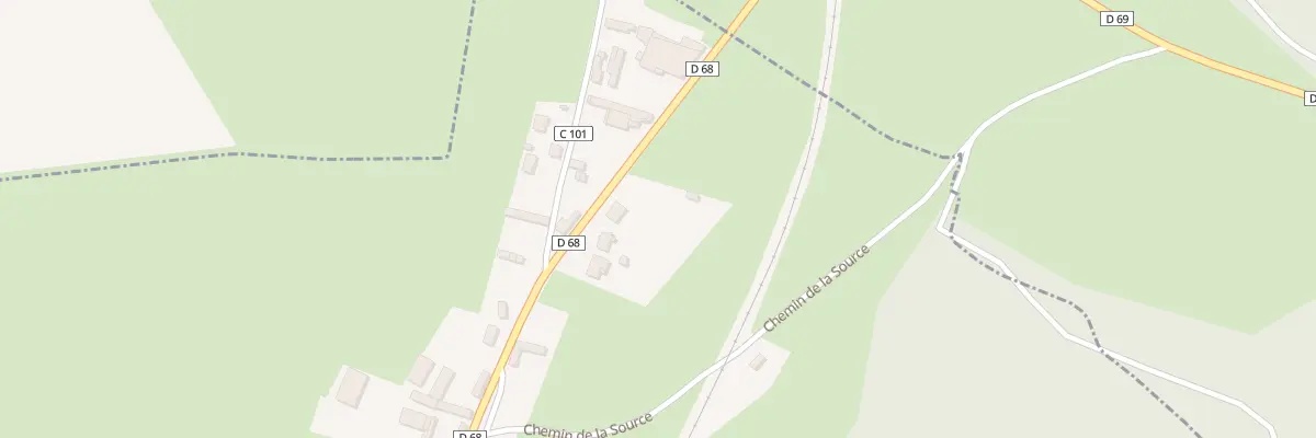 Plan du 20 Rue Principale à Gourchelles