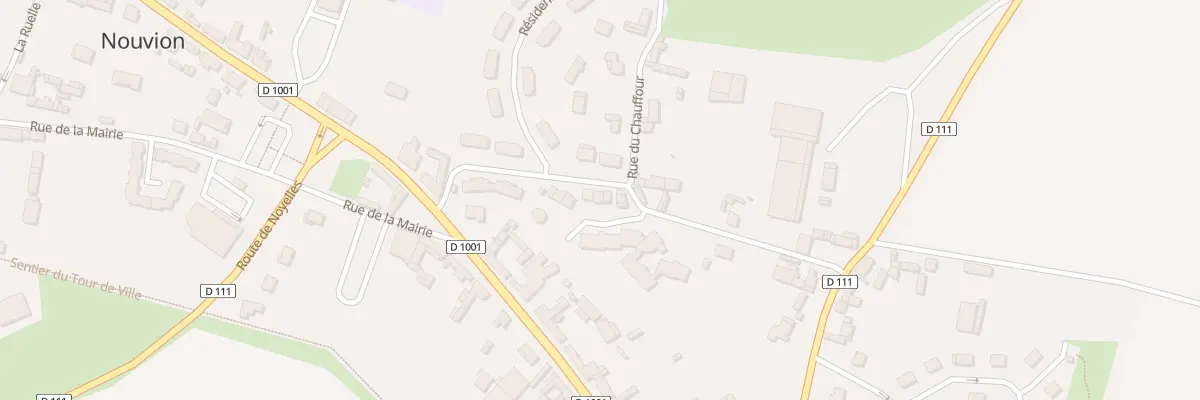 Plan du 3 Rue Neuve à Nouvion
