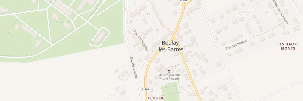 Plan du 24 Rue du Bourg à Boulay-les-Barres