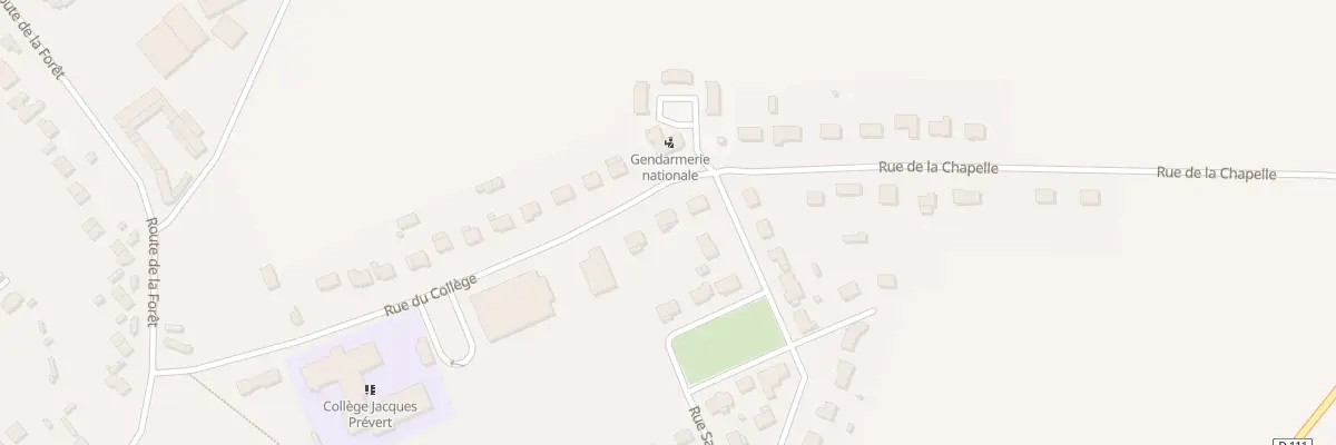 Plan du 12 Rue du Collège à Nouvion