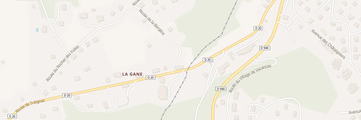 Plan du 27 Rte de Treignac à Affieux