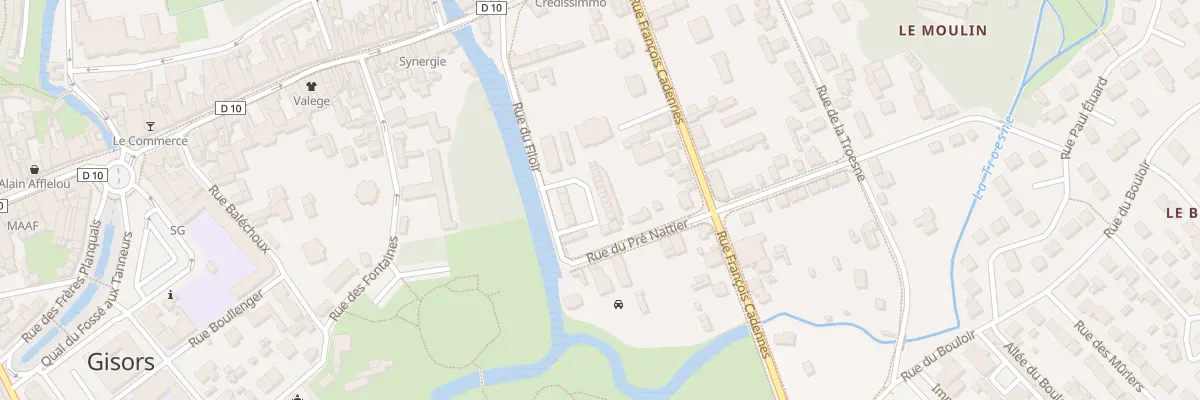 Plan du 11 Rue du Filoir à Gisors