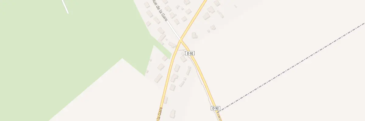 Plan du 1 Rue de la Gare à Beaucamps-le-Vieux