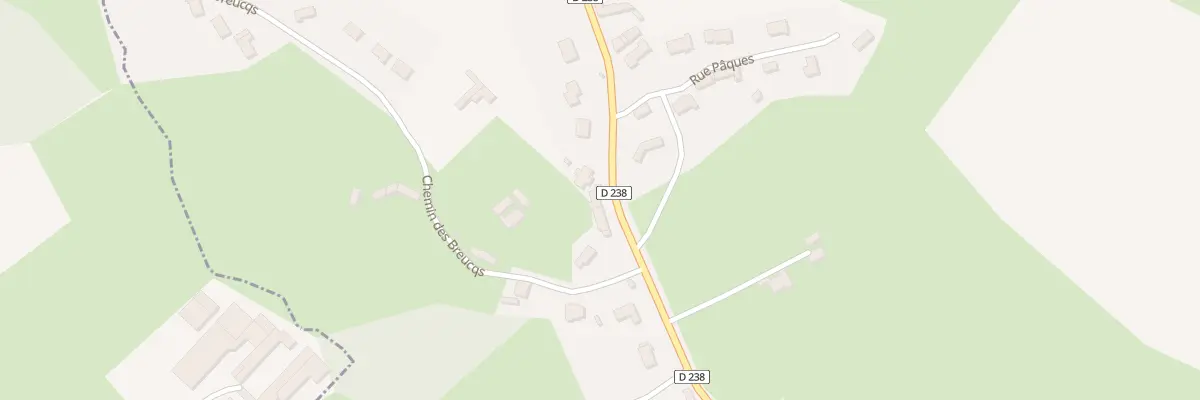 Plan du 33 Rte de Bellebrune à Crémarest