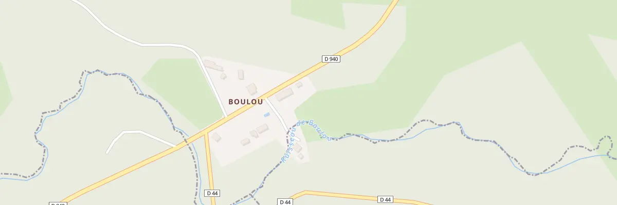 Plan du 1 A Boulou à Affieux