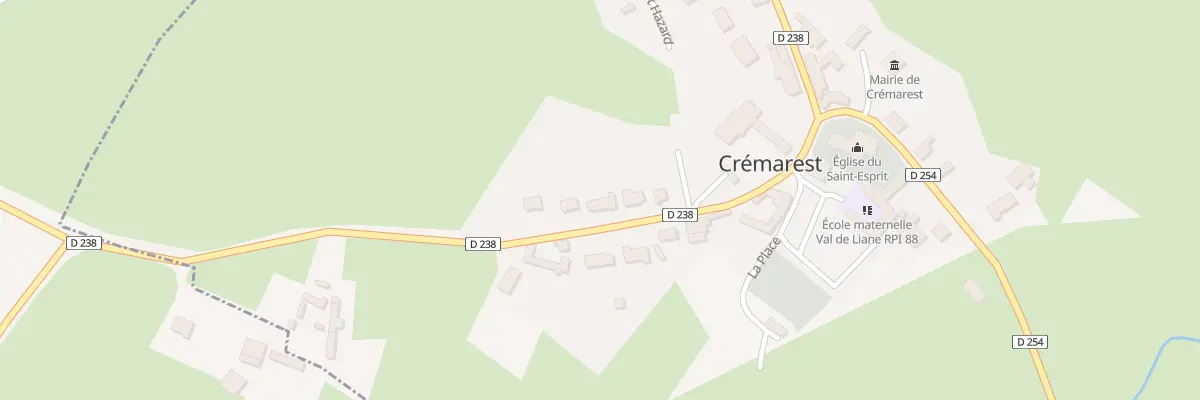 Plan du 10 Rte de Wirwignes à Crémarest