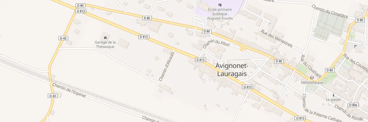 Plan du 55 Av d’Occitanie à Avignonet-Lauragais