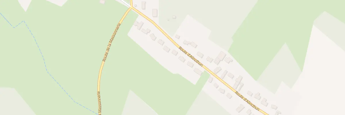 Plan du 554 Rte Alincthun à Bellebrune