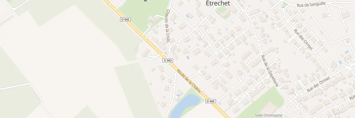 Plan du 21B Rte de la Châtre à Étrechet