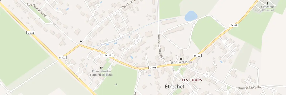 Plan du 9 All General Bertrand à Étrechet