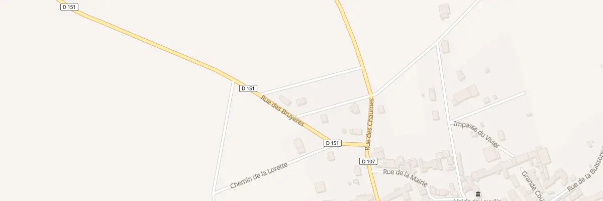 Plan du 10 Che du Rucher à Louville-la-Chenard