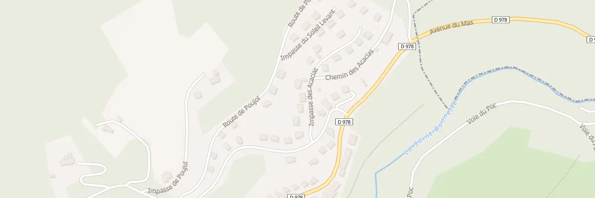 Plan du 5 Rue des Acacias à Laguenne-sur-Avalouze