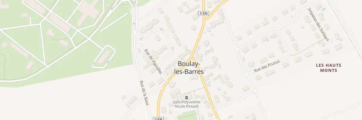 Plan du 20 Rue du Bourg à Boulay-les-Barres