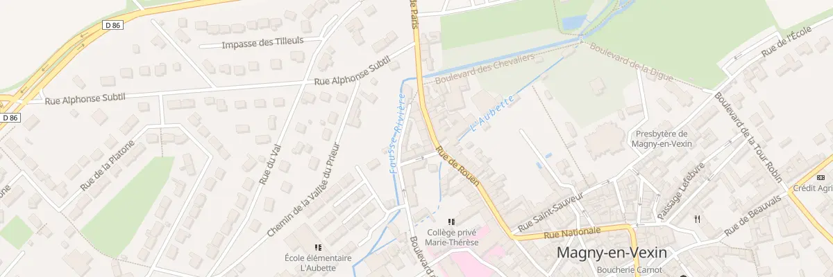 Plan du 29 Rue de Rouen à Magny-en-Vexin