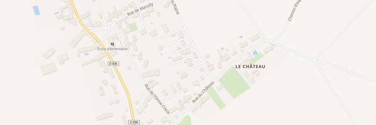 Plan du 646 Rue de la Plaine à Bricy