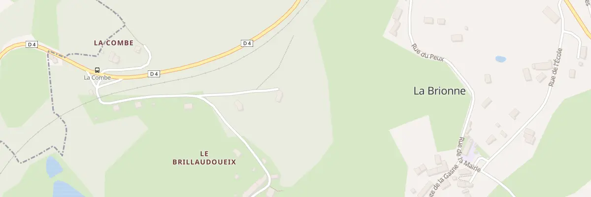 Plan du 21 Le Brillaudoueix à La Brionne