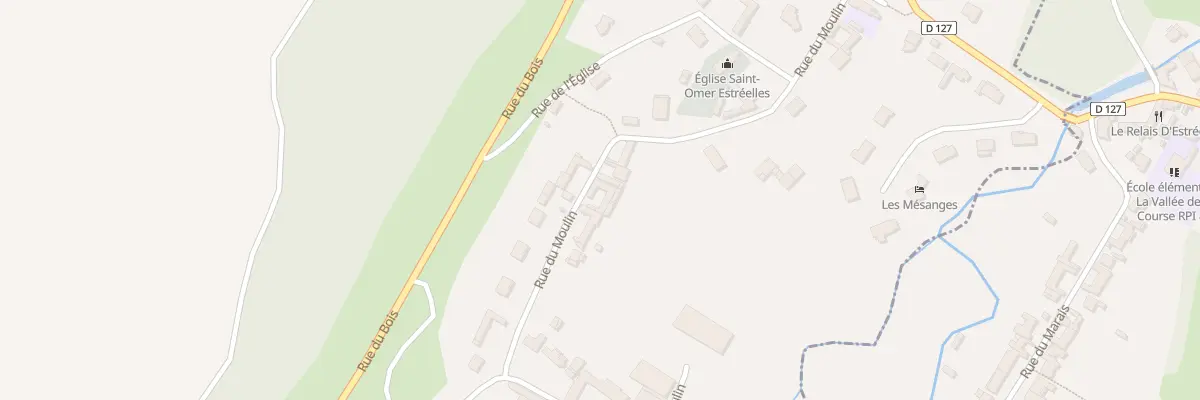 Plan du 335 Rue du Moulin à Estréelles