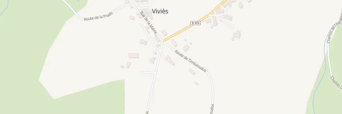 Plan du 41 Las Timbaudos à Viviès