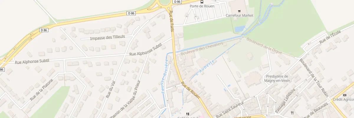 Plan du 52 Rue de Rouen à Magny-en-Vexin