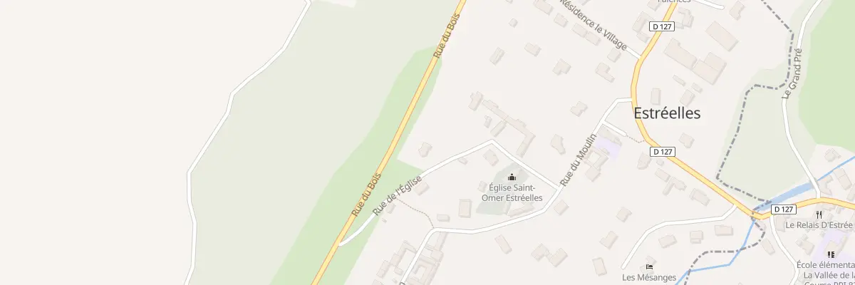 Plan du 5040 Rue de l’Eglise à Estréelles