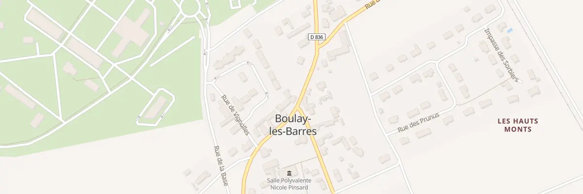 Plan du 16 Rue du Bourg à Boulay-les-Barres