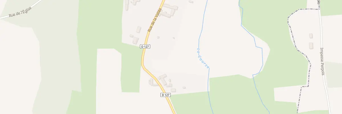 Plan du 343 Rue de la Vallée à Inxent