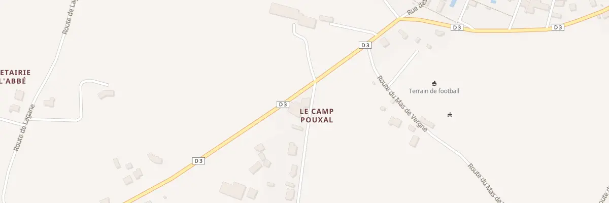 Plan du 5309 Camp Pouxal à Puybrun